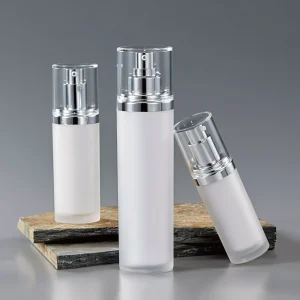 PMMA Cylindrical Cosmetic Bottle