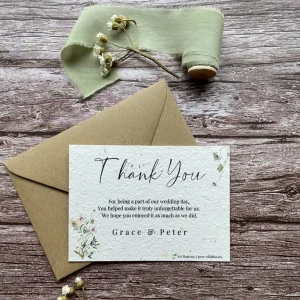 Premium Thank you Card with Custom designs